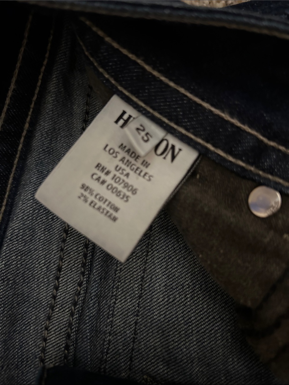 Hudson Jeans Dark Indigo Small Flare Jeans - Picture 3 of 4